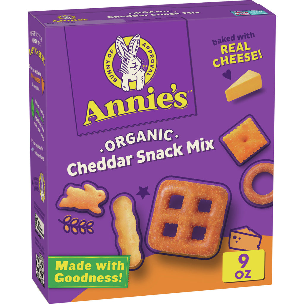 Annie's Homegrown Bunnies Cheddar Snack Mix (12x9 Oz)