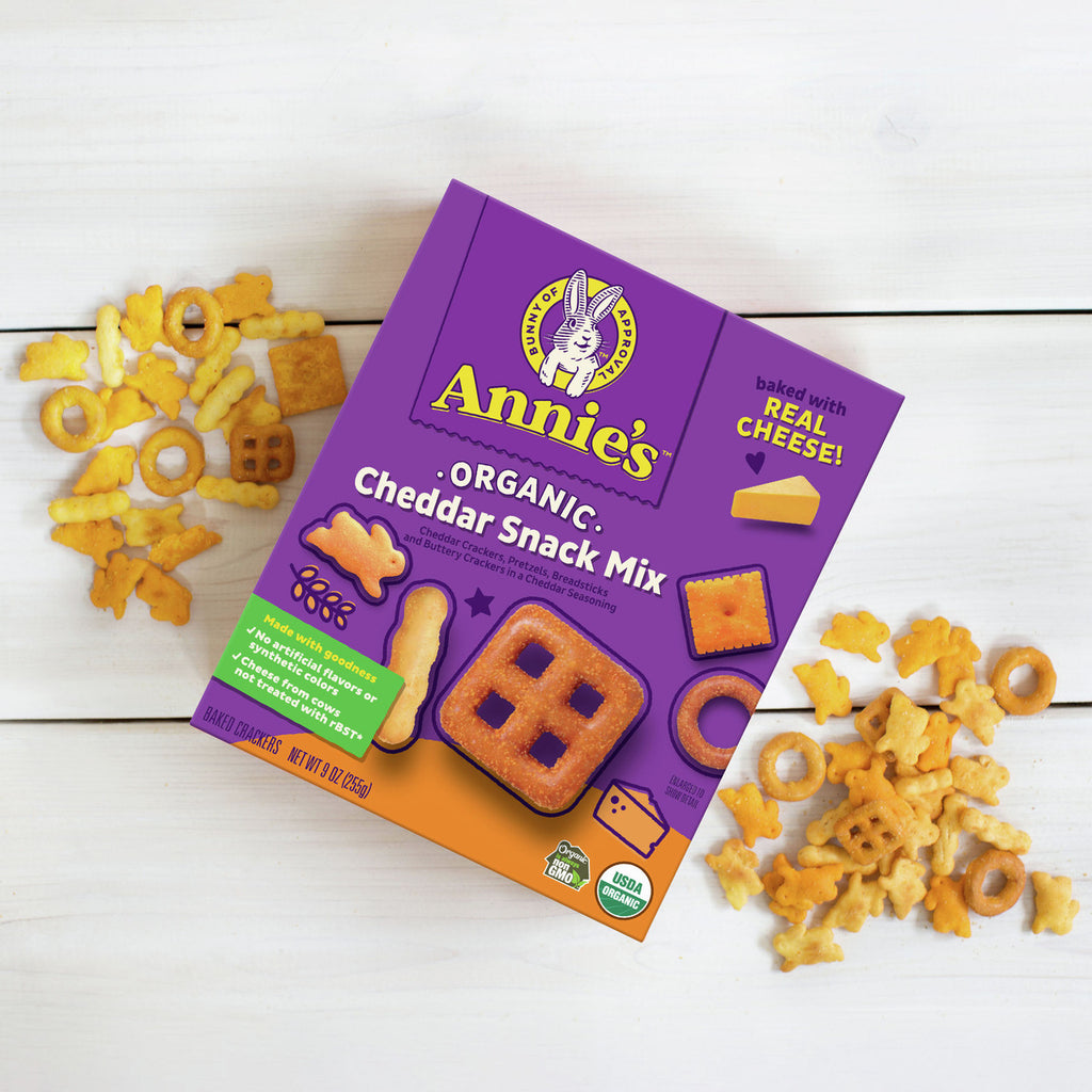 Annie's Homegrown Bunnies Cheddar Snack Mix (12x9 Oz)