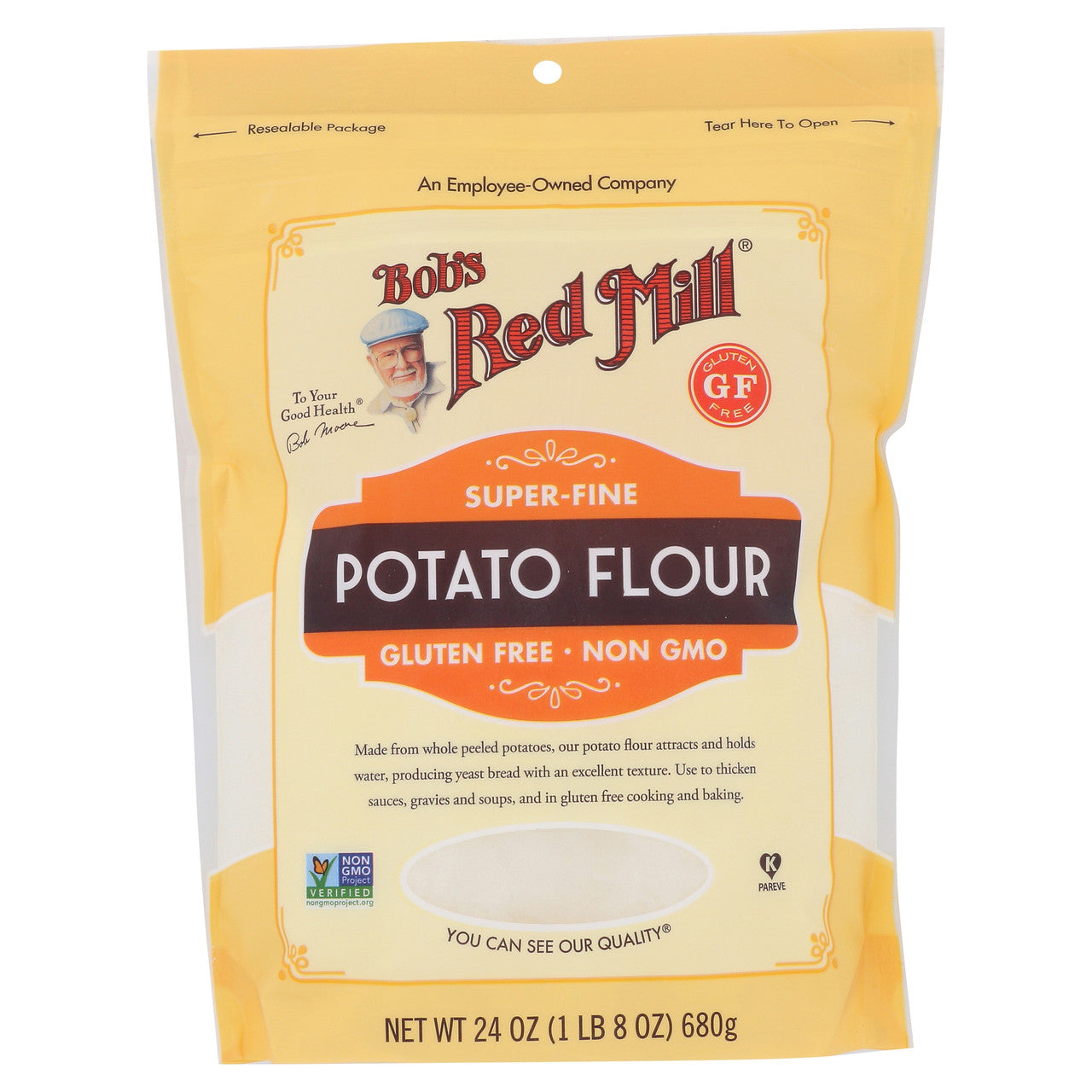 BOBS POTATO FLOUR ( 4 X 24 OZ   )
