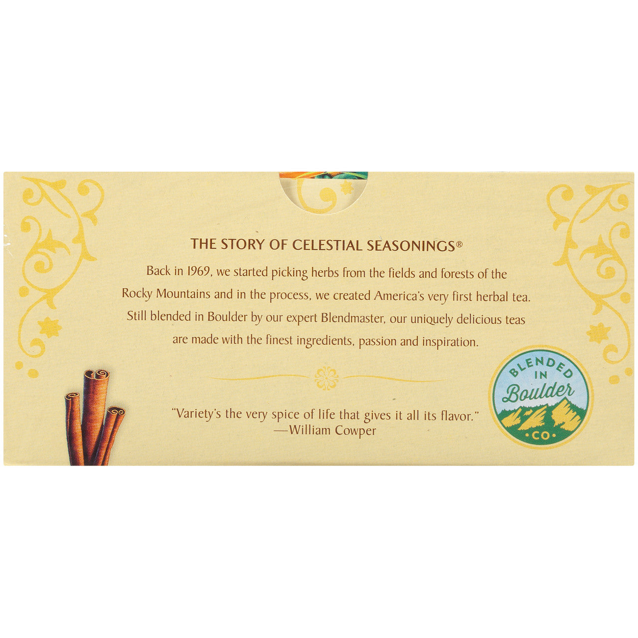 Celestial Seasonings Bengal Spice Herb Tea (6x20 Bags)